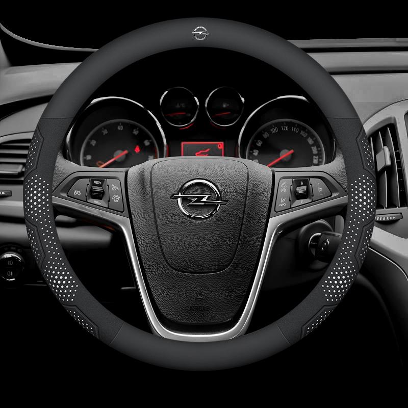 Для Opel OPCline ASTRA CORSA INSIGNIA MOKKA VECTRA GTC Tigra Карбоновое волокно Замша Кожа Автомобильный Руль Чехол Аксессуары