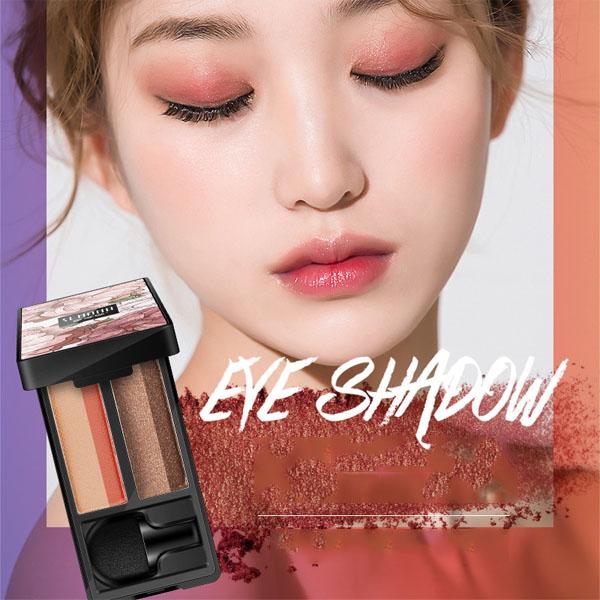 SENANA Водонепроницаемая и устойчивая к поту палитра теней с градиентом, не размазывается, легко окрашивается, не распудривается, долговечная четырехцветная палитра теней для век