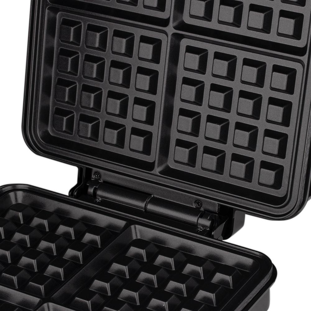 Вафельница 1500 Вт Полностью автоматическая Двусторонняя нагревательная Электрическая сковорода Маленькая Бытовая машина для завтрака