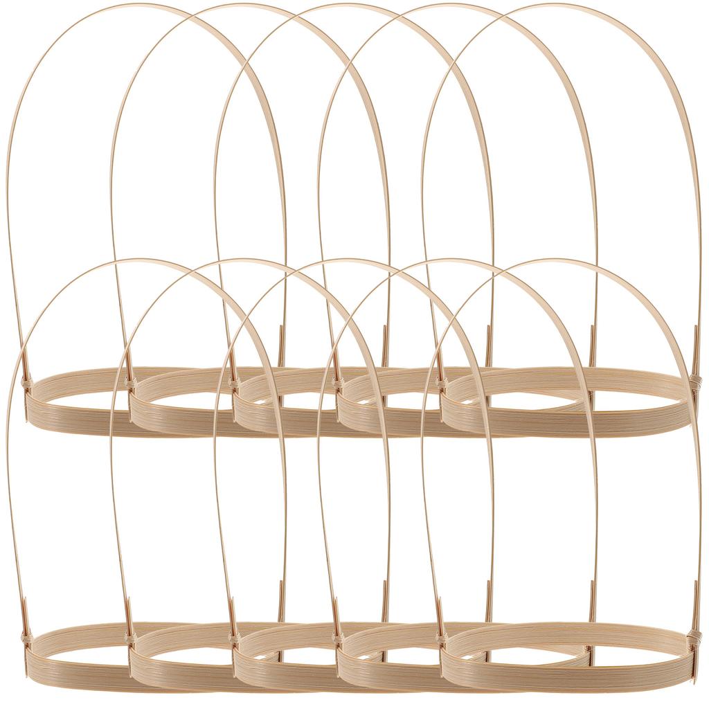 10 шт. Бамбуковый держатель для кофейных чашек с ручкой, держатель для кофейных чашек, держатель для стаканов для напитков