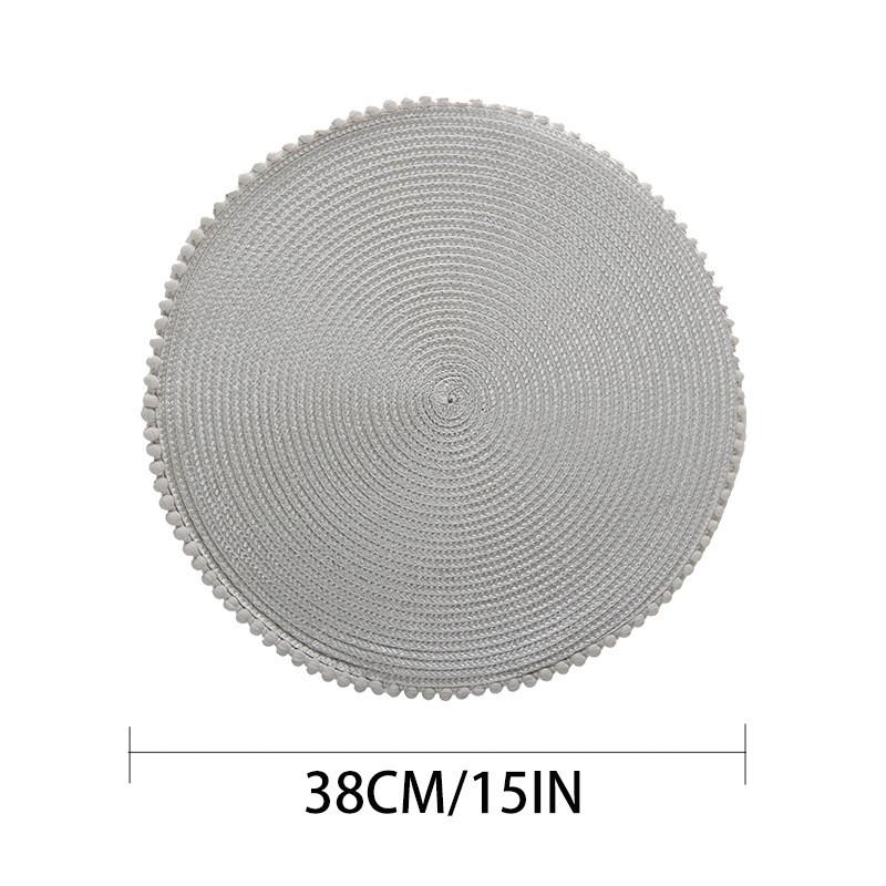 Circular Corn Fiber Coasters With Modern Minimalist Design For Restaurant Use