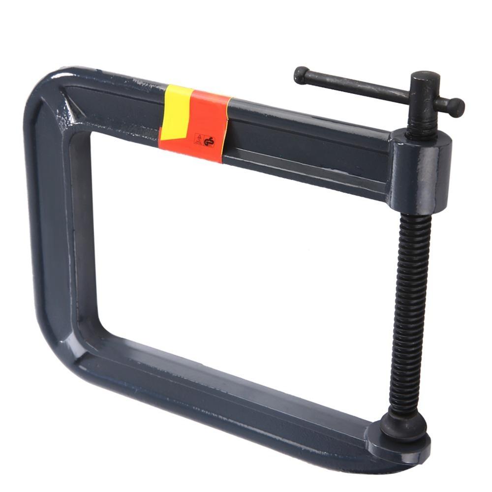 Steel Construction Heavy Duty C Clamp Gray G Type Clamping Device Deep Throat C Clamp Woodworking