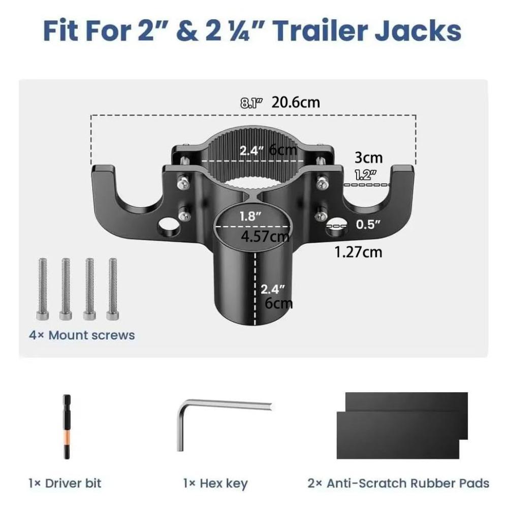 Easy Installation Trailer Chain Holder RV Towing Cable Wire Harness Holders RV