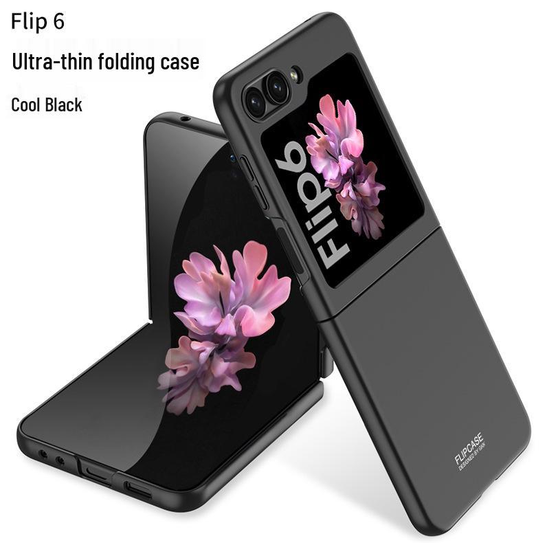 Ультратонкий матовый чехол-бампер Samsung Z Flip 6 однотонный
