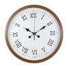 Wood Grain Wall Clock Living Room Modern Simple Silent Clock Home Bedroom Creative Personality Art Decoration Quartz Clock