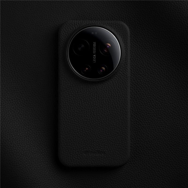 Melkco 100% Натуральная Кожа Магнитный Чехол для Xiaomi 17 Ultra Беспроводная Зарядка Однотонная Коровья Кожа Жесткая Задняя Крышка с Розничной Коробкой