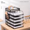 Stackable File Shelves Detachable File Storage Tray Shelf Multi-Tier Document Holder  Office