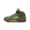 Air 5 Retro PS Olive 2024 Kids Sneakers Green Army-Olive Solar-Orange 440889-308