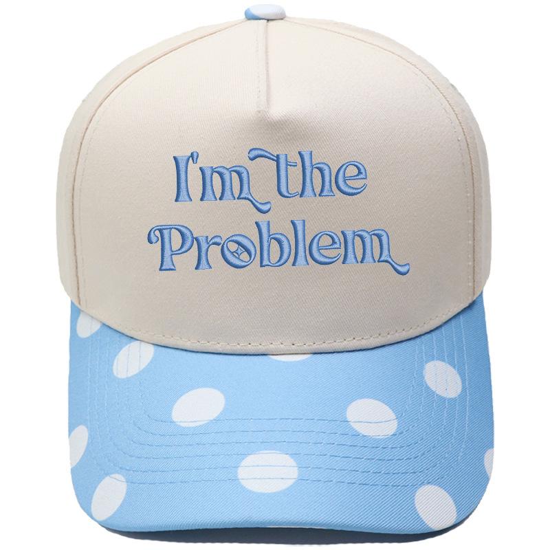 I'm the Problem Fun Embroidery Color Matching Truck Driver Hat Men's and Women's Casual Shade Baseball Cap