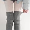 Miu Series Autumn And Winter Knitted Knee-Stepping Socks Nested, Wearing Pantyhose To Keep Warm And Thin, High Leg Covers, Stacked Stockings