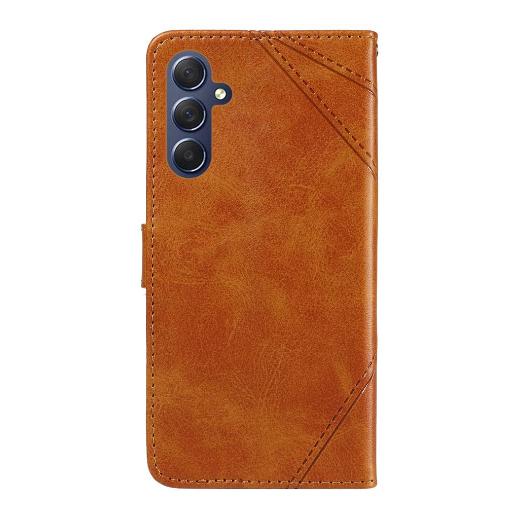 For Samsung Galaxy A15 5G Case Flip Geometric Line Leather Phone Cover