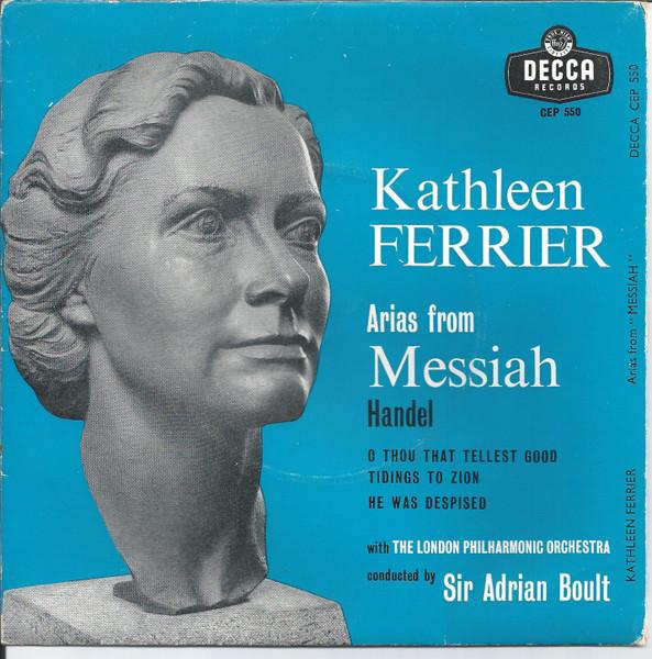Пластинка 7 дюймов KATHLEEN FERRIER Арии из «Мессии» CEP550 Decca UK Классика Б/у