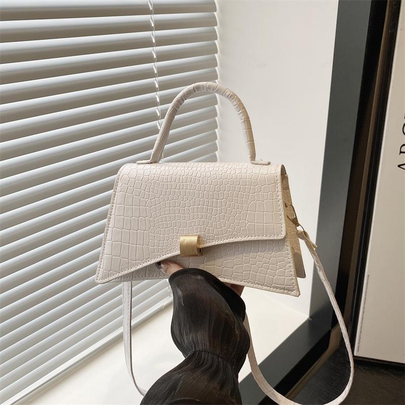 Женская сумка Niche Design с ретро-крокодиловым узором, застежка под мышкой, универсальная, на одно плечо, через плечо, маленькая квадратная сумка