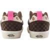 POP MART x Vans Knu Skool Space Molly low-top toddler walking shoes brown pink blue VN000EFBH121