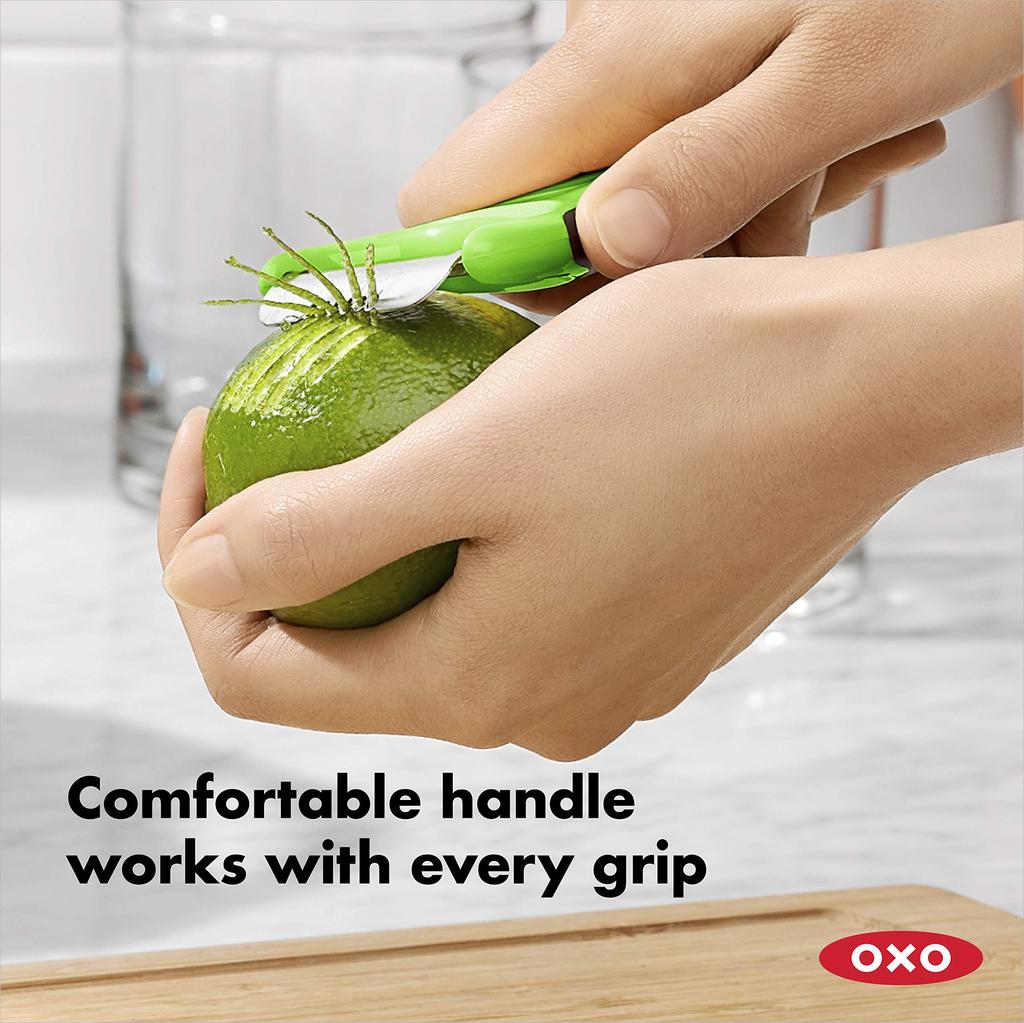 OXO Peeler Citrus Peeler Mini Stainless Steel Can Also Be Used As a Zester
