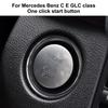 Keyless Switch Car Engine Ignition One Click Start Button For Mercedes Benz W204 W205 W212 W221 W166 W251 C E GLC Class Replace