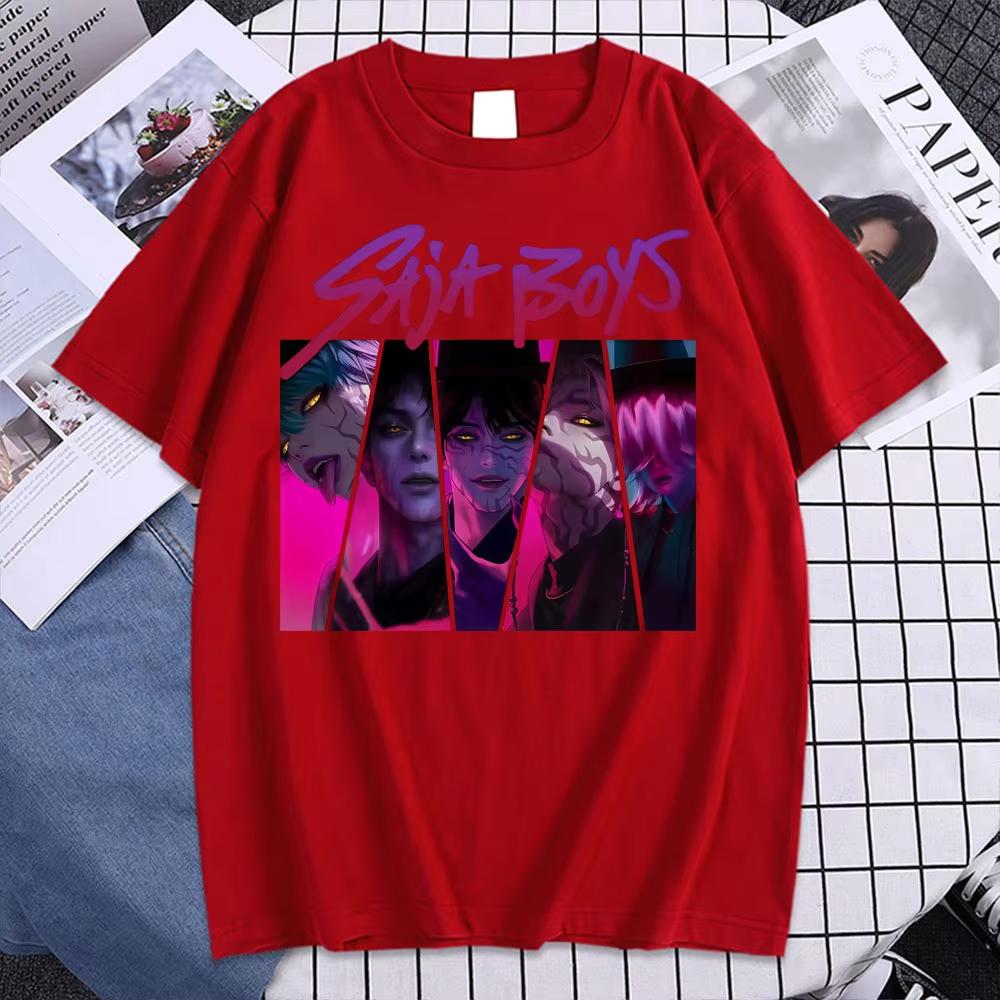 Boys band T-shirt, men's and women's clothing, short sleeved T-shirt, street wear