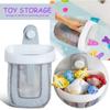 ABS Plastic Mesh Pocket Storage Rack Hanging Children's Bath Toy Storage Rack