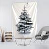 New Year Christmas Tree Decorations Wall Hanging Tapestry Carpet Christmas Home Yoga Mat Bed Cover Beach Mat Gift