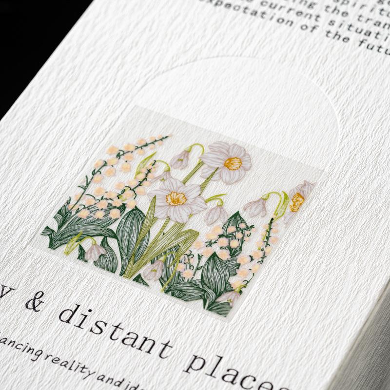 Ретро Масляная Живопись Ландыш Цветущая Кофейная Чашка и Блюдце Набор Керамическая Кофейная Чашка Подарочная Коробка Стильный Сувенир