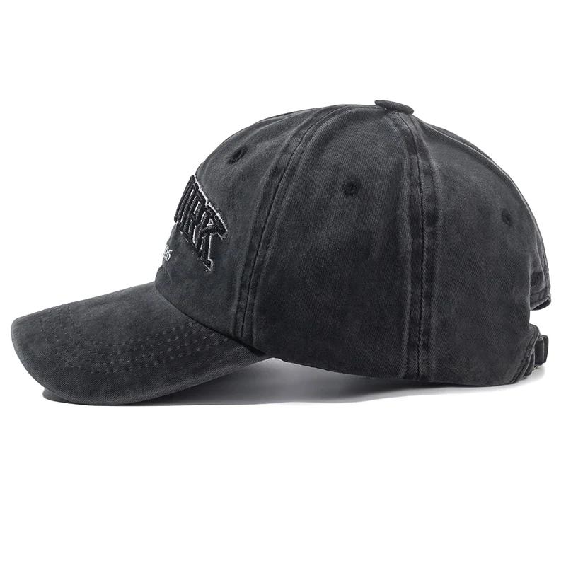 Хлопковая кепка New York с эффектом стирки для мужчин и женщин, кепки Snapback, бейсболки, защита от солнца, кепка, кепка папы, кепка для улицы