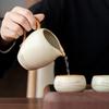 Китайский керамический чайный набор для кунг-фу Тан Фэн с подносом