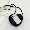 Fashion Heart Shape Crossbody Bags For Women New Solid Color Pu Leather Shoulder Bag Casual Ladies Handbags Designer Bags