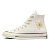 Chuck 70 High Mystic World - Future Is Bright Women Sneakers Cream Egret Black 572431C
