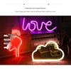 Manufacturer's New LED Neon Light: Lightning Cloud, Planet, Heart, Rainbow – Perfect for Christmas Night Décor.