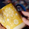 Керамическая кружка JOYYE с вышивкой и ложкой