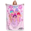 Плед Saja Boys Kpop Охотники на демонов Коралловый флис Плюшевый Текстиль Декор Тонкий плед для кровати Спальни Коврик Кусок