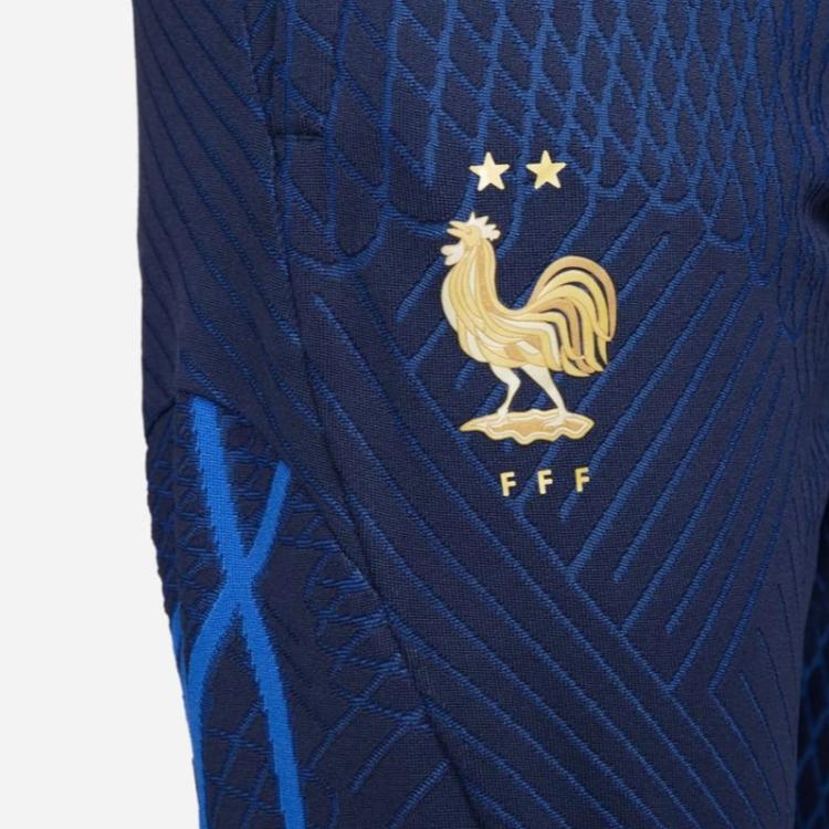Nike Dri-FIT ADV 2022 Чемпионат мира Сборная Франции Версия игрока Облегающий крой Color Block Футбольные штаны Мужские штаны DH6433-410