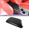 ABS Armrest Box Decorative Panel Decoration Cover Sticker For Dodge Challenger 2015 Up Car Interior Accessories