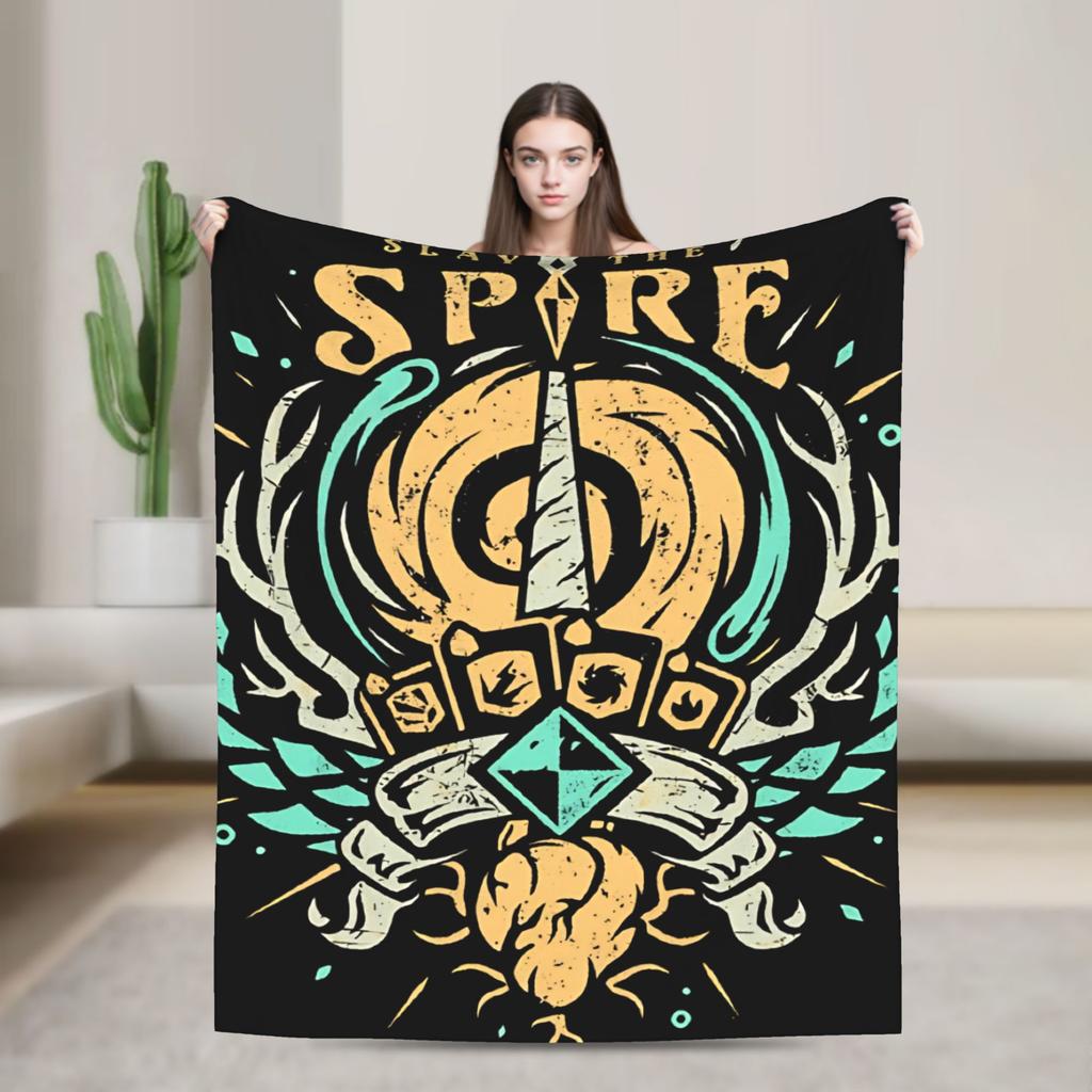 Slay the Spire 2 Games Flannel Blanket Autumn Soft Durable Throw Blanket for Boy Girl Living Room Bedspread Sofa Bed Cover