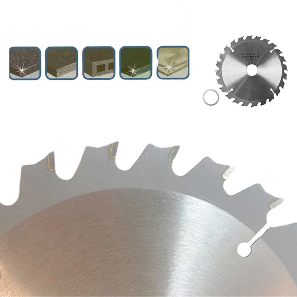 24 Tooth TCT Circular Saw Blade Carbide Tipped Teeth General Purpose Hard Soft Wood Cutting Saw Blade for Angle Grinder