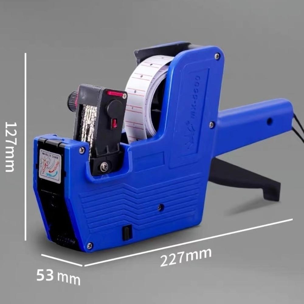 1 Рулон Этикеток + 1 Чернильная Цифровая Этикетировочная Машина MX-5500 Дисплей на 8 Цифр Ручной Этикетировщик Супермаркет Офис Принтер Ценовых Этикеток