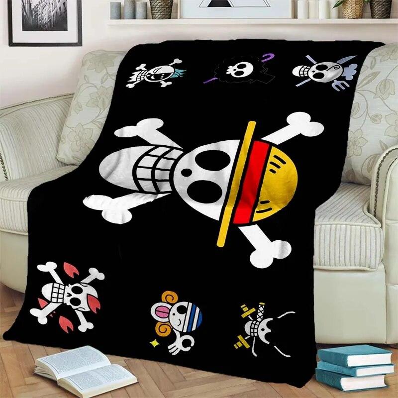 Цельное легкое фланелевое одеяло из японского аниме, универсальное одеяло для праздничного подарка, теплые и мягкие одеяла на все сезоны