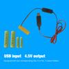 Адаптер Dummy Battery с USB-питанием, кабель-переключатель, замена батарей для пультов, камеры, игрушек, светодиодной ленты