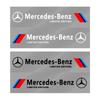 CRY1 2pcs Car Side Door Sticker Badge Decal Decoration Car Styling For Mercedes Benz W205 W177 W212 W213 W221 W220 W176 ML G63 E63