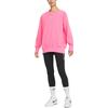 Nike Женская толстовка с капюшоном из флиса Phoenix с однотонным логотипом Розовый DQ5734-684