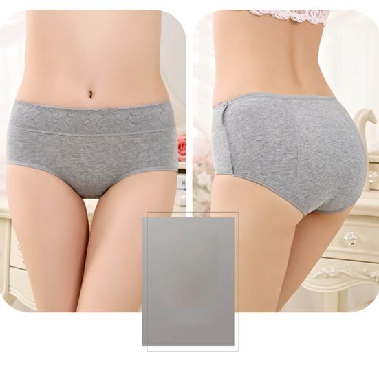 Trendy Physiological Panties Pure Colors Female Patchwork
