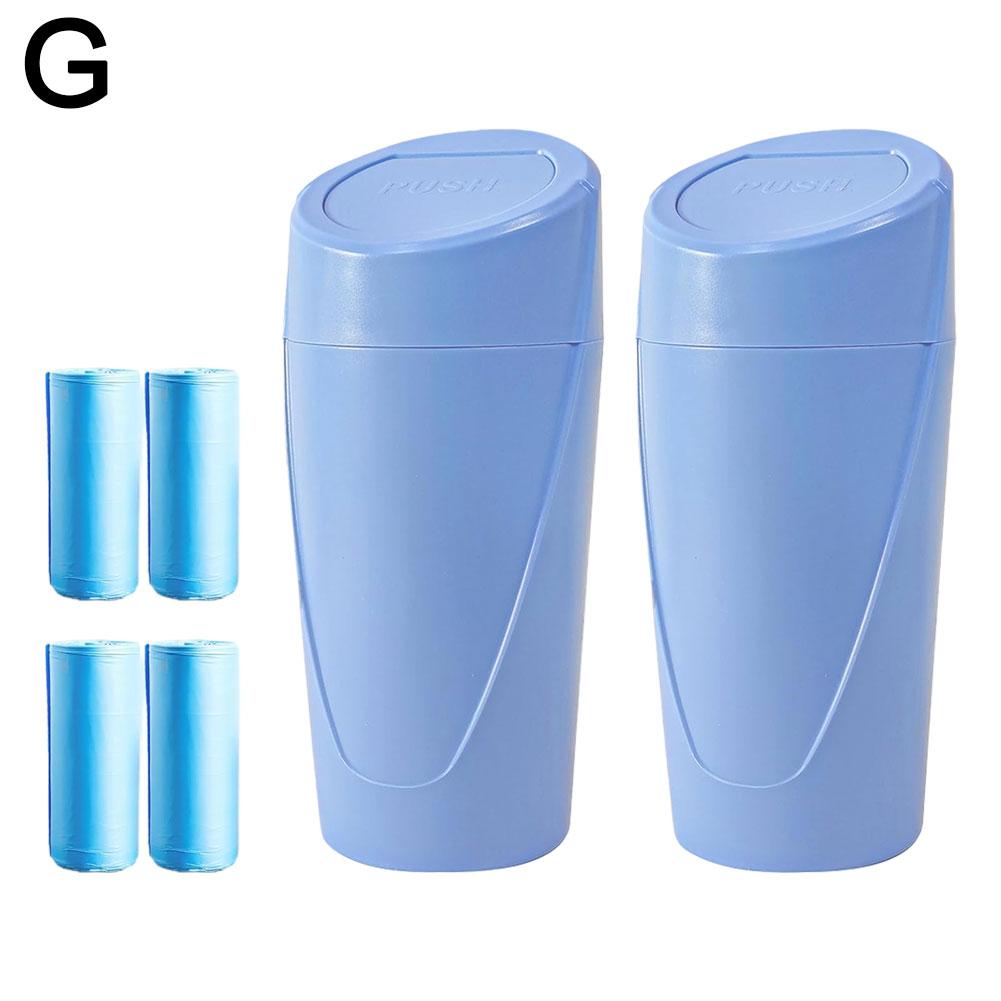 Автомобильный мусорный ящик для салона автомобиля, герметичный автомобильный мусорный бак, небольшой размер, портативный автомобильный мусорный бак, держатель для пепла, организуйте автомобильные аксессуары