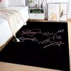 Blackpink Heartbeat Glow carpet printing Home Decor Dormitory decoration Room Christmas gifts
