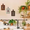 Wooden Eat Sign Set Cutting Board Kitchen Decor Sign Rustic Wall Art Eat Sign for Home Dining Room Restaurant Coffee Shop