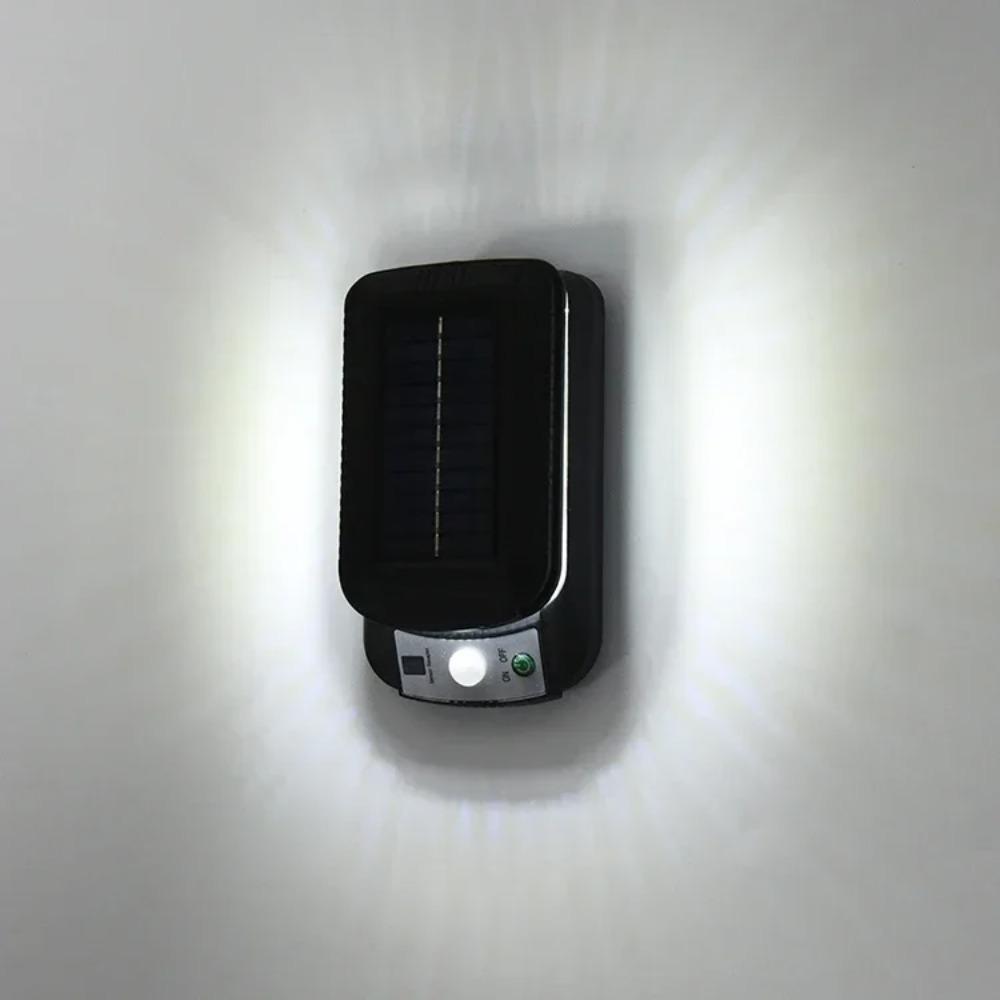 Foldable Solar Outdoor Light with PIR Motion Sensor Remote Control Waterproof 3 Brightness Mode for Garden Yard Street Wall Lamp