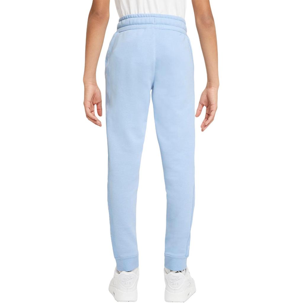 Детские вязаные спортивные штаны Nike Swoosh светло-голубые DA0771-436