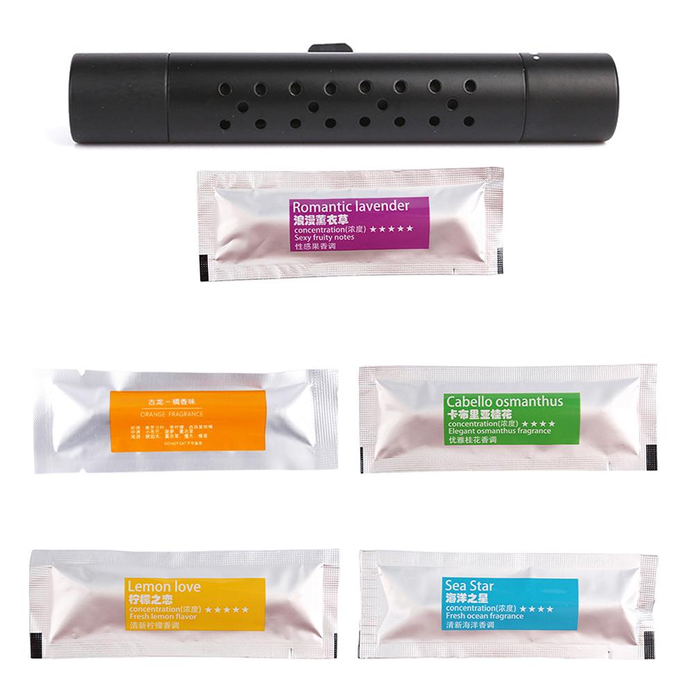 Сменные блоки освежителей воздуха для автомобиля Ароматические палочки с османтусом Ароматические таблетки с ароматом романтической лаванды Ароматизатор для вентиляционного отверстия с ароматом лимона