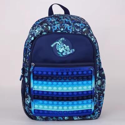 School Bag, Primary And Secondary School Students, Children'S Backpack, Outdoor Leisure Bag, Large Capacity Cartoon Backpack.