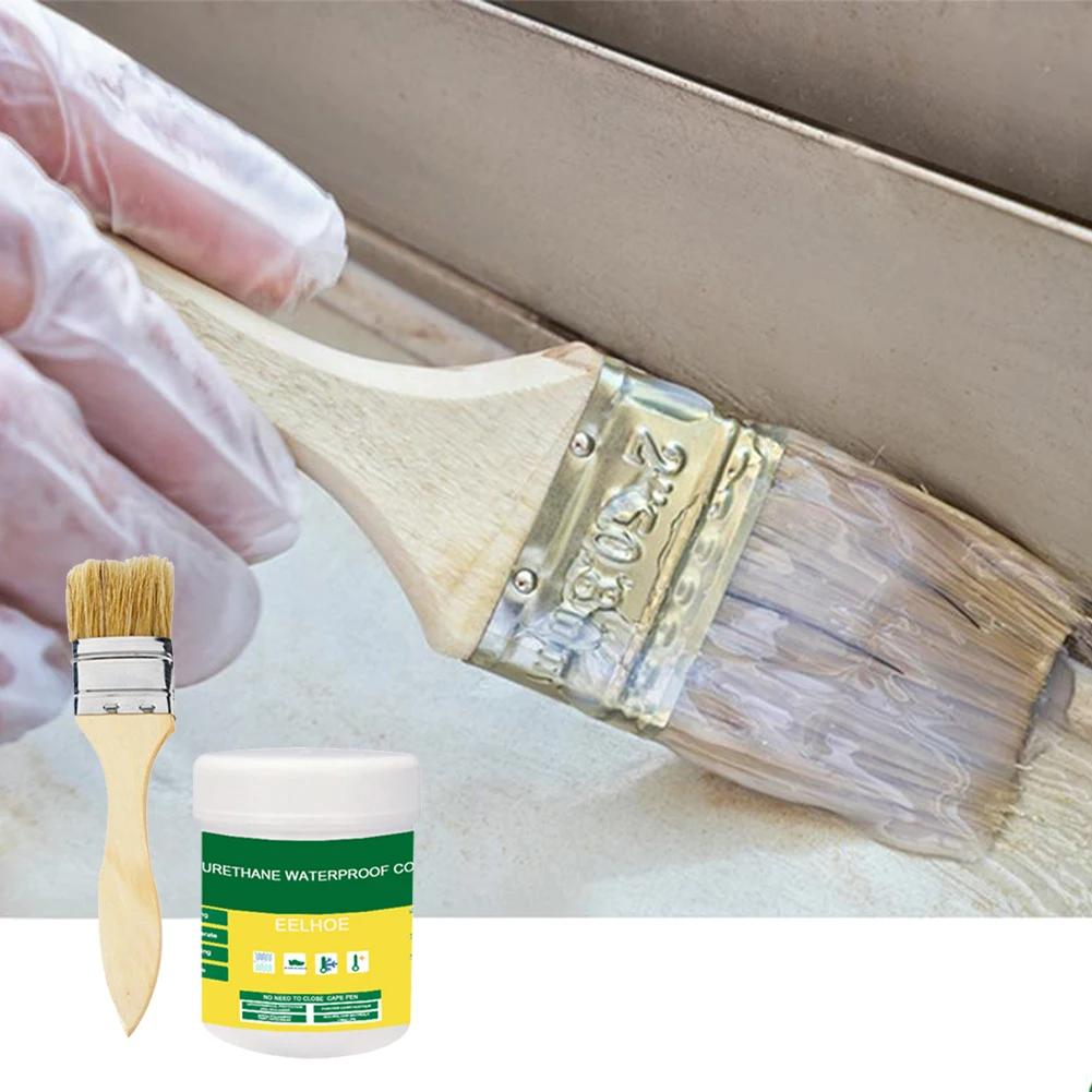 30/100g/300g Waterproof Agent Bathroom Toilet Anti-leak Invisible Paste Sealant Leak-trapping Repair Tools with Brush for Wall
