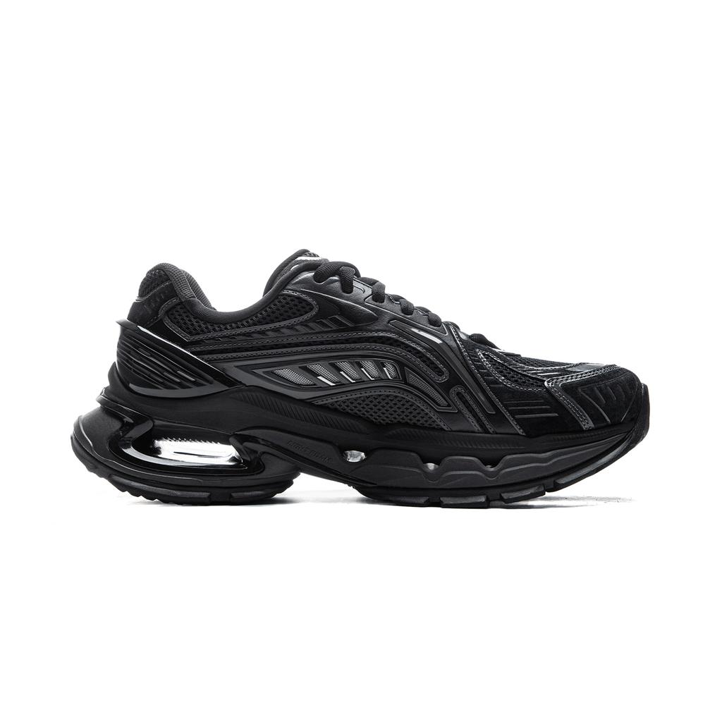 Li Ning Furious Rider BOW Износостойкие Низкие Повседневные Кроссовки Мужские Черные AZGU061-6
